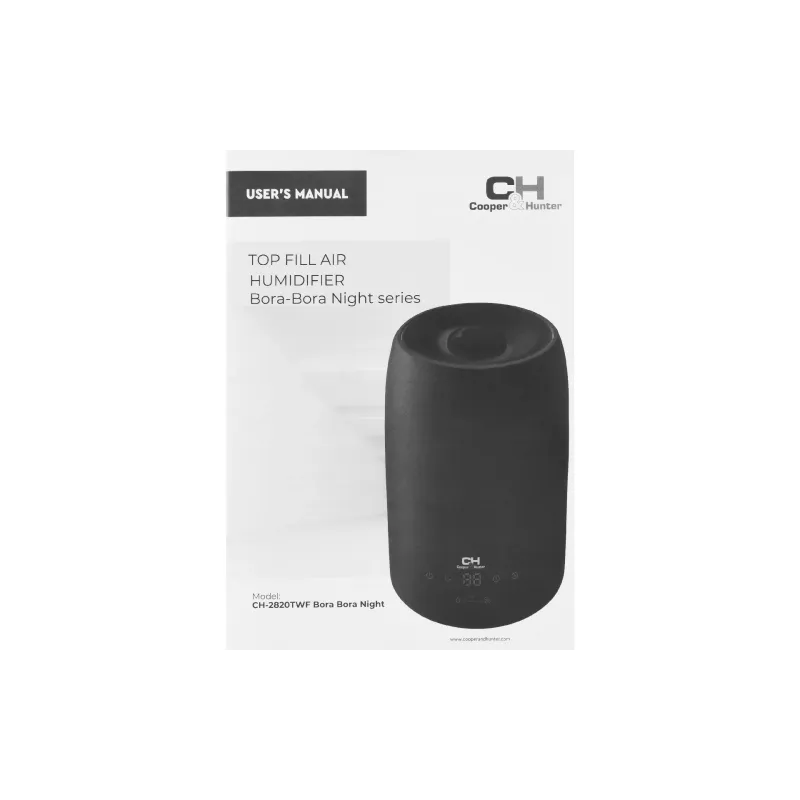 Овлажнител за въздух Cooper&Hunter, Black (CH-2820TWF)