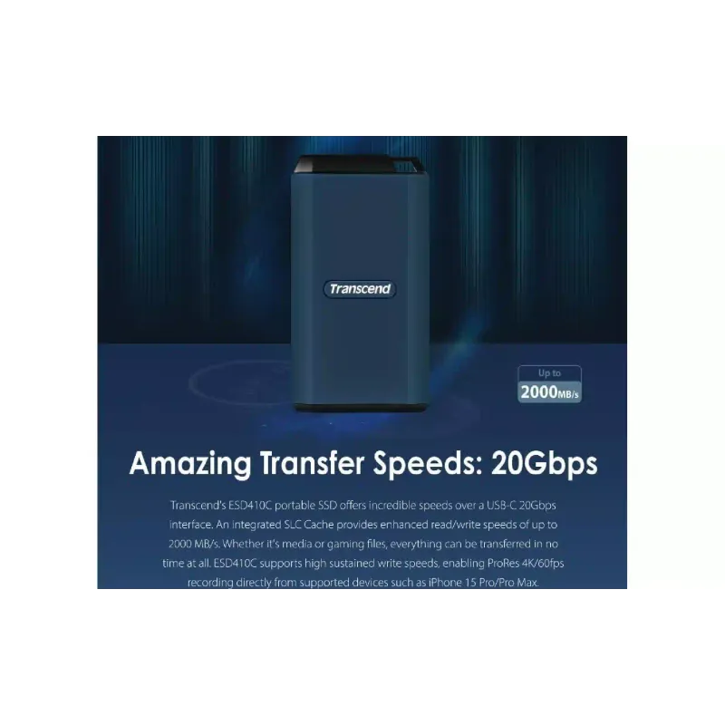 Накопичувач USB Transcend 1Tb ESD410C (TS1TESD410C)