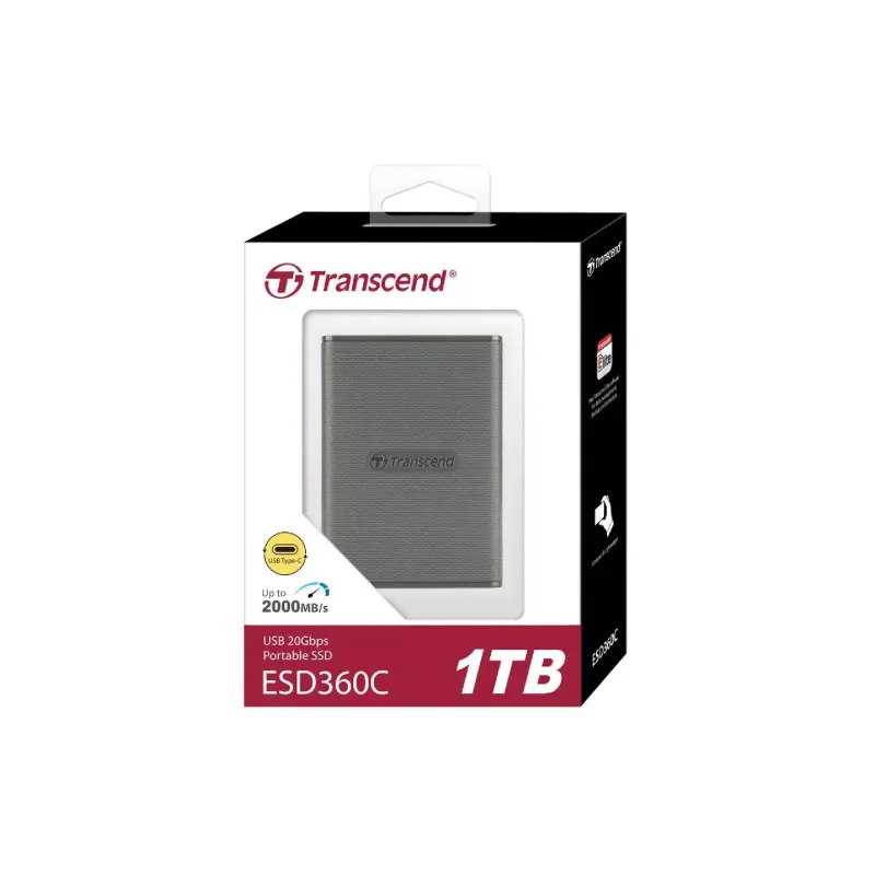 USB-Laufwerk Transcend ESD360C, Grey (TS1TESD360C)