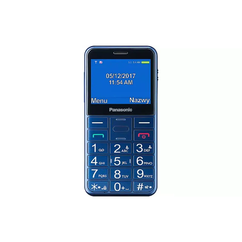 Мобилен телефон Panasonic, Light Blue (KX-TU155EXCN)