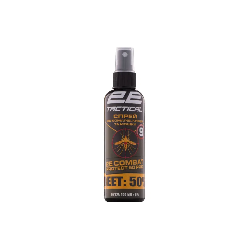 Spray against mosquitoes, ticks and midges 2E Combat Protect 50 Pro (2E-RPLNTDT50-10DB)