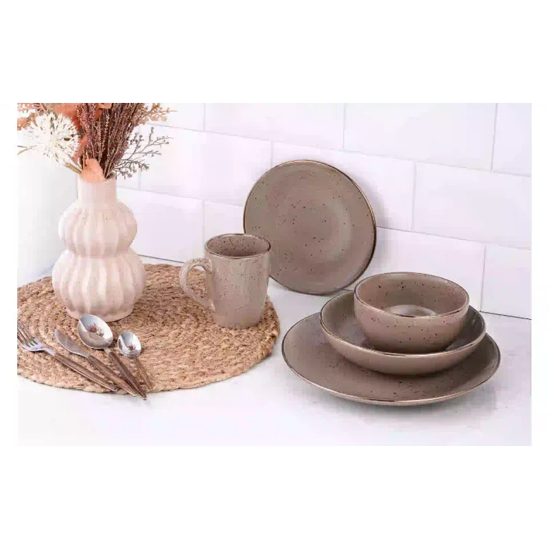 Dessert plate Ardesto Emilia, Brown (AR0819EBR)