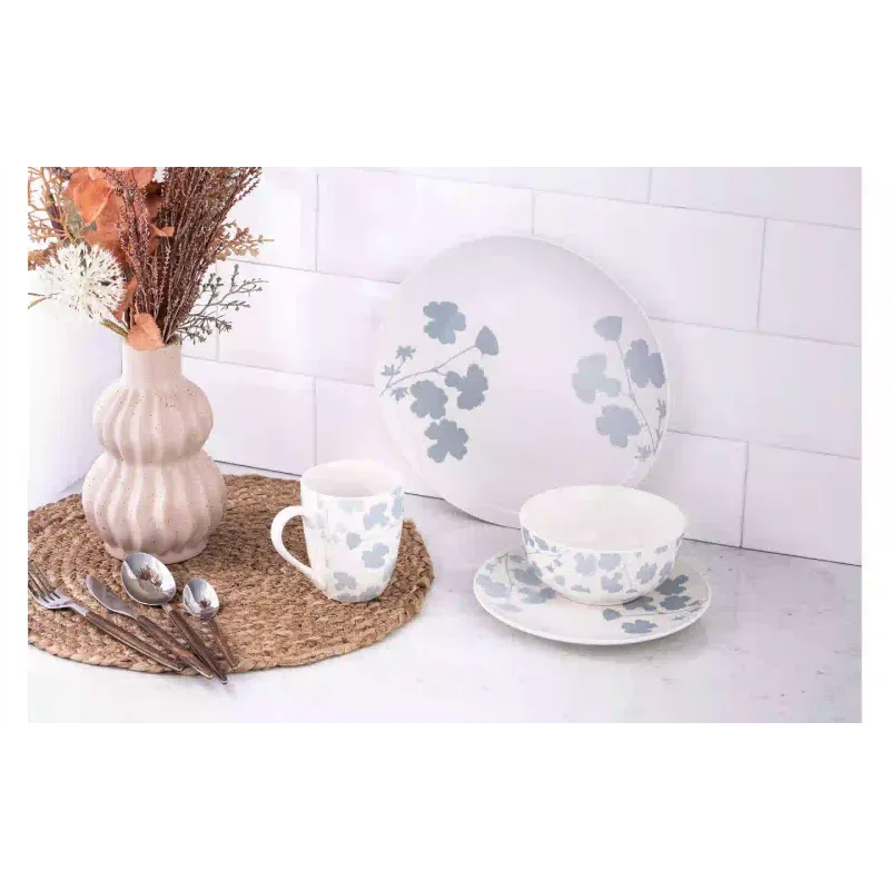 Ensaladera Ardesto Capri, White/Light Blue (AR0414CWB)