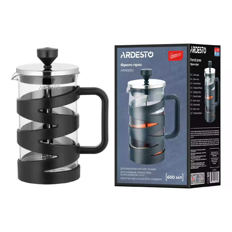 Prensa francesa Ardesto Gemini, Black (AR1906BG)