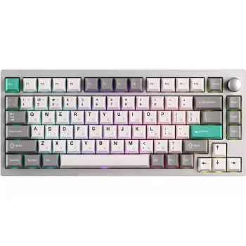 Mechanikus billentyűzet Lemokey P1 Pro, Space Silver (P1P-X4-UA)
