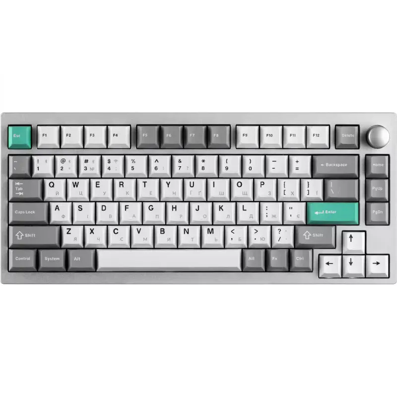 Клавиатура механическая Lemokey P1 Pro  Space Silver (P1P-X4-UA)