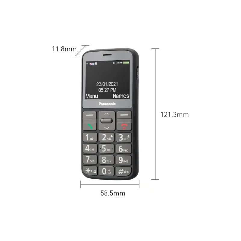 Κινητό τηλέφωνο Panasonic, Black (KX-TU160EXB)