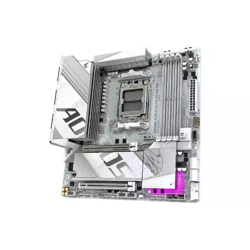 Hauptplatine Gigabyte Aorus Elite Ice B850 B850, Ice (B850M AORUS ELITE WIFI6E ICE)