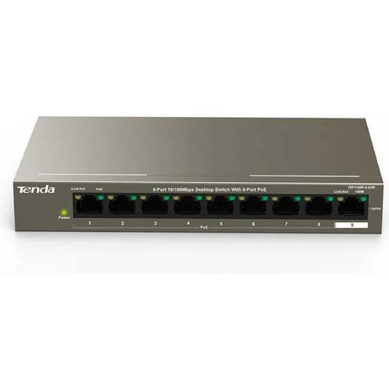 Διακόπτης Tenda (TEF1109P-8-63W)