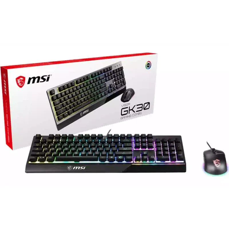 Billentyűzet + Egér MSI Vigor GK30 Combo (S11-04UA212-CLA)