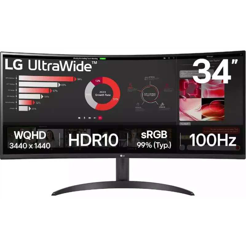 Monitor LG (34WR50QK-B)