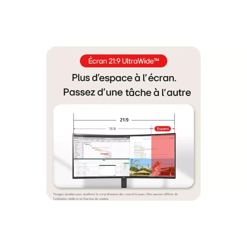 Monitor LG (34WR50QK-B)