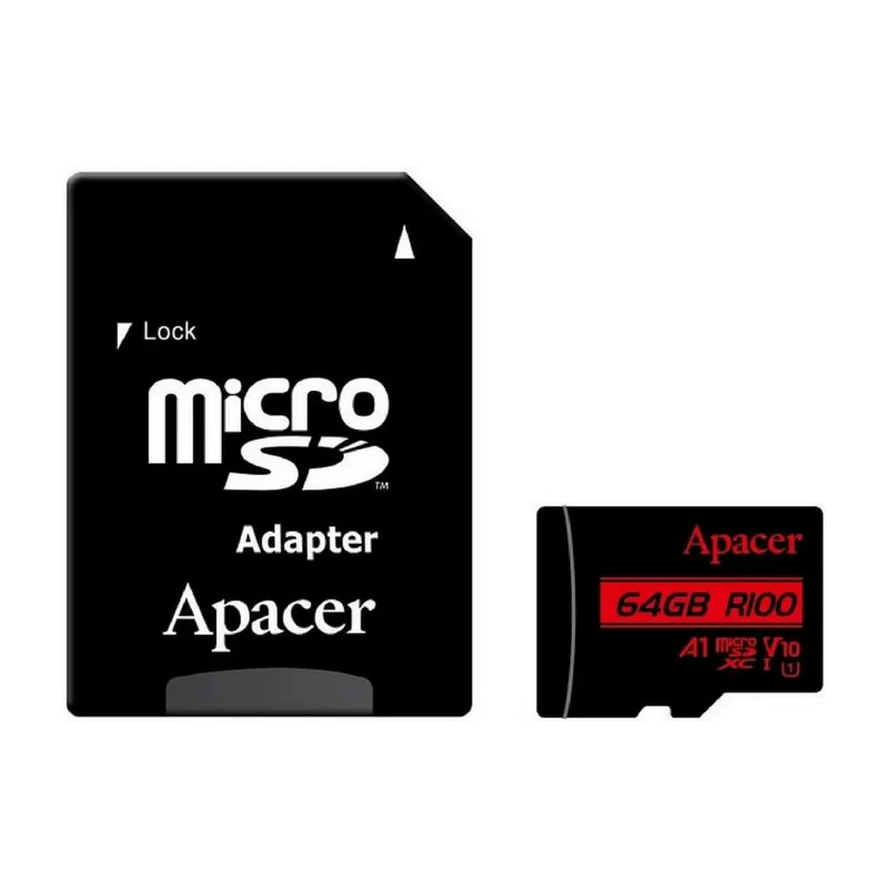 Cartão de memória Apacer (AP64GMCSX10UB-R)