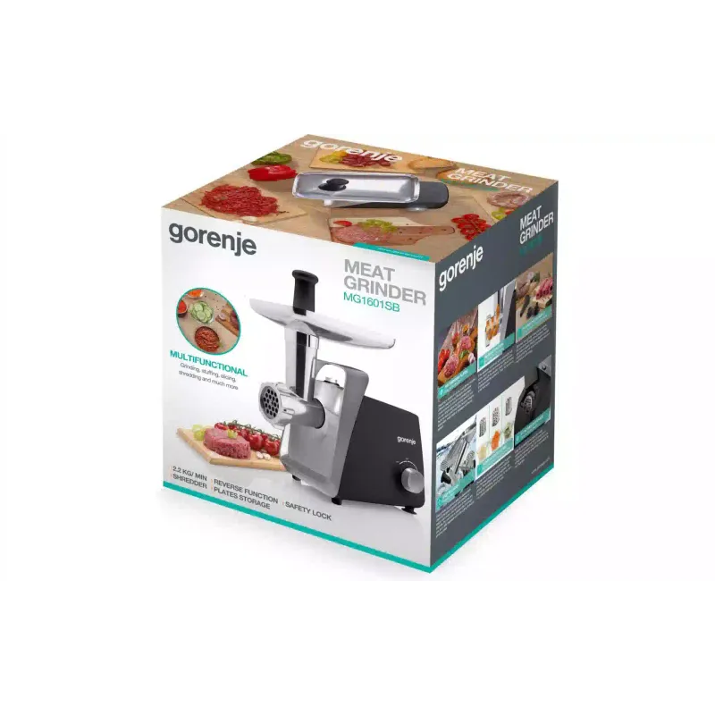 Moedor de carne Gorenje, Black (MG1601SB)