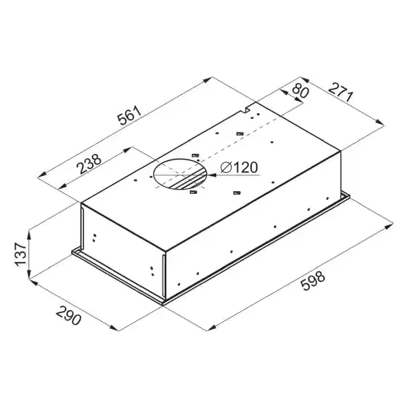 Extractor hood Hansa OMC6242BH (1194603)