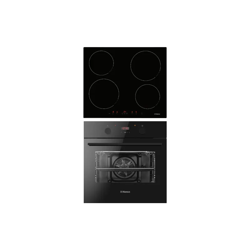 Варильна поверхня + духова шафа Hansa FCIL68309 (FCIL68309), Black