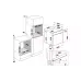 Einbaubackofen Whirlpool, Black (OMSK58CU1SB)