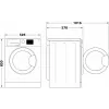 Mosó-szárítógép Whirlpool, White (FFWD8649BVUA)