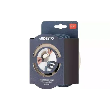 Egg slicer Ardesto Gemini, Grey/Blue (AR1052B)