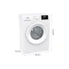 Washing machine Gorenje (WNGPI72SBS), White
