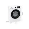 غسالة ملابس Gorenje, White (W3NGPI72SBS)