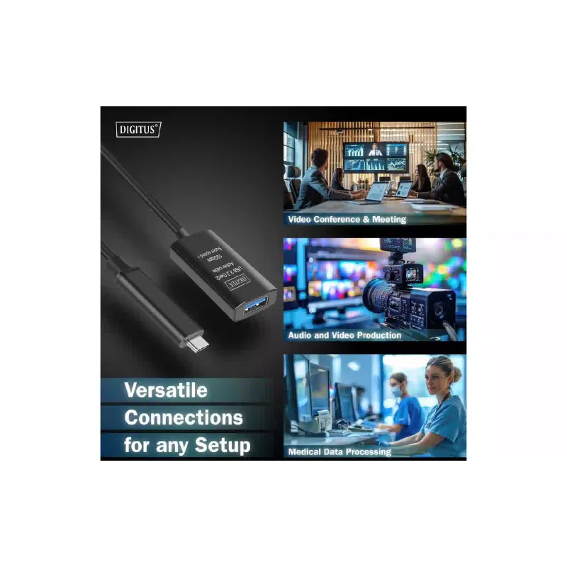 Podaljšek Digitus, Black (DA-73113)