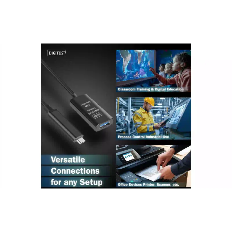 Podaljšek Digitus, Black (DA-73113)