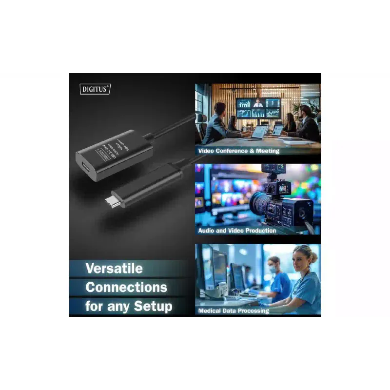 Podaljšek Digitus, Black (DA-73112)