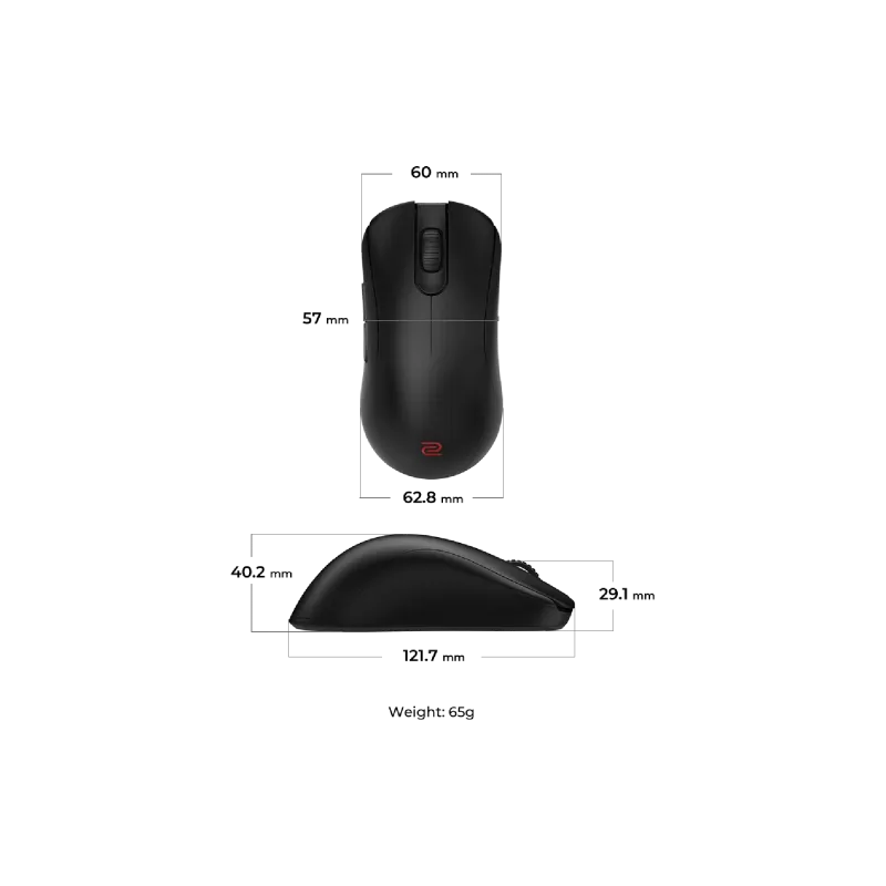 Miška Zowie ZA13‑DW, Black (9H.N4RBE.A2E)