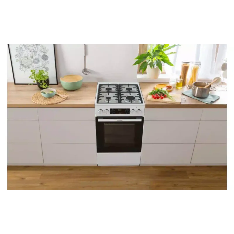 Комбинирана печка Gorenje, White (GKS5C73WF)