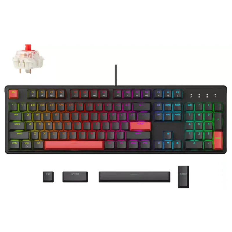 Клавиатура механическая Lemokey X3  Black (X3-H1-UA)