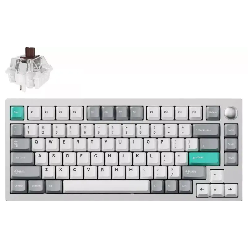 Mechanikus billentyűzet Lemokey P1 Pro, Space Silver (P1P-X3-UA)