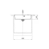 حوض المطبخ Franke, Gray (114.0720.005)