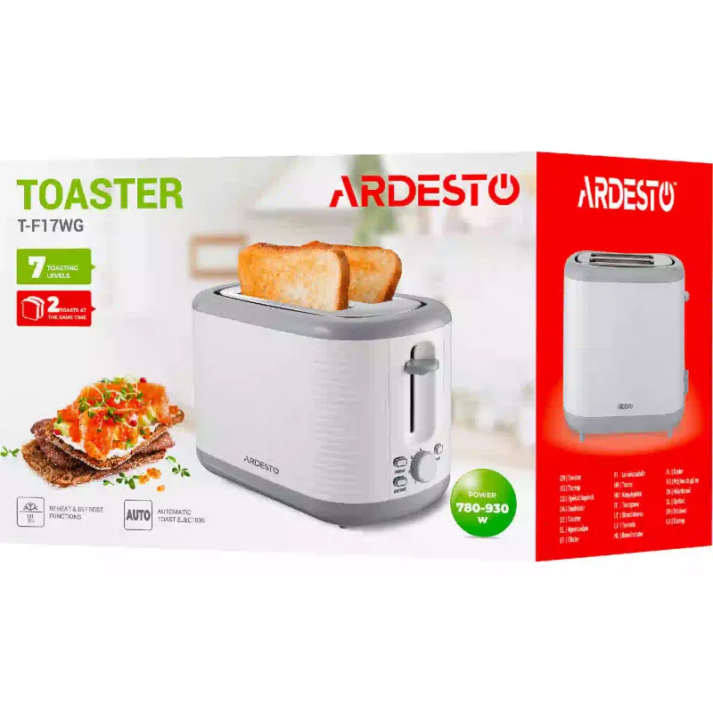 Тостер Ardesto (T-F17WG), White/Gray