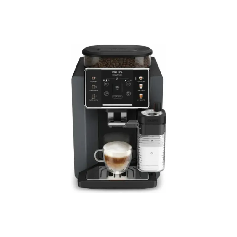 Coffee maker Krups Sensation Milk M90 (EA912B10), 1700 ml, Black