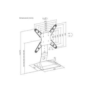 Кріплення для монітора Kivi  (Motion_TV_Stand)