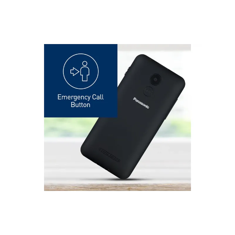 Мобилен телефон Panasonic, Black (KX-TU155EXBN)