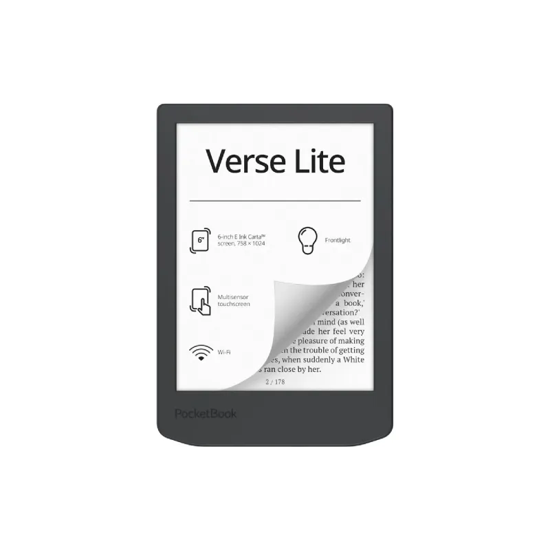 E-knjiga Pocketbook 619 Verse Lite, Midnight Grey (PB619-T-CIS)