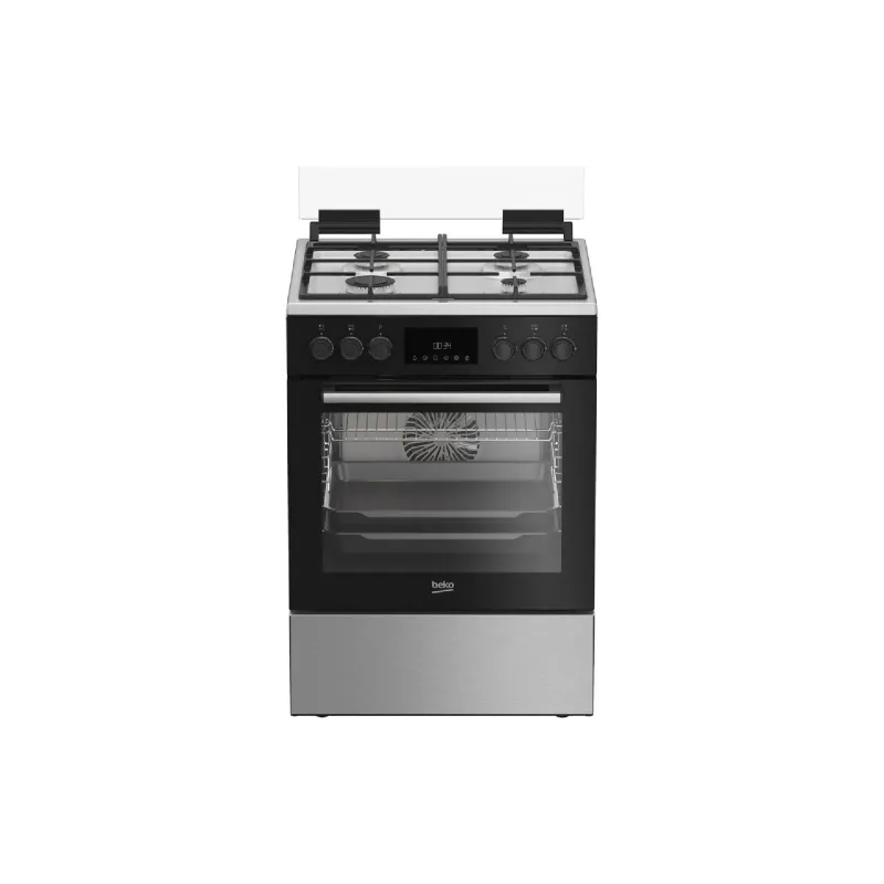 Combined stove Beko (FBSM62530DXMS), 72 l, Black