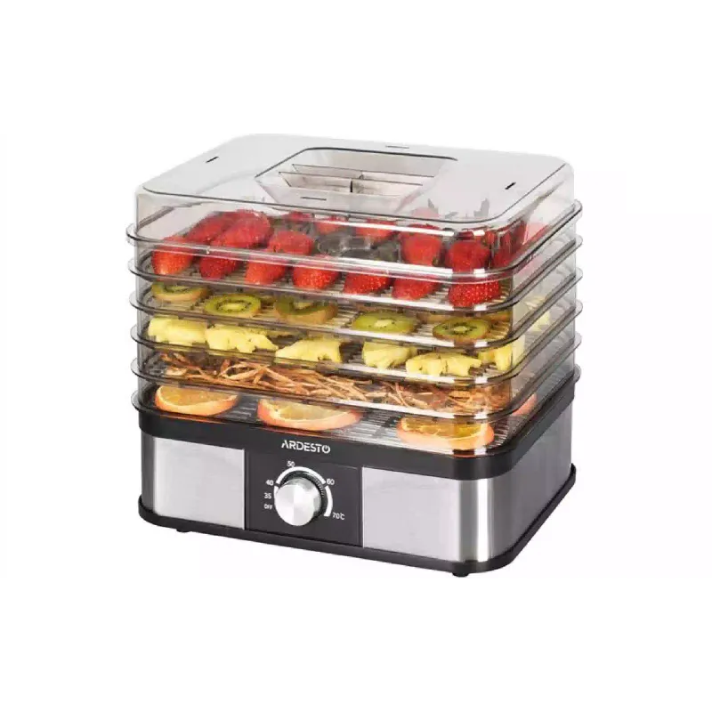 Sušilnik za zelenjavo in sadje Ardesto, Black/Stainless steel (FDB-52832B)