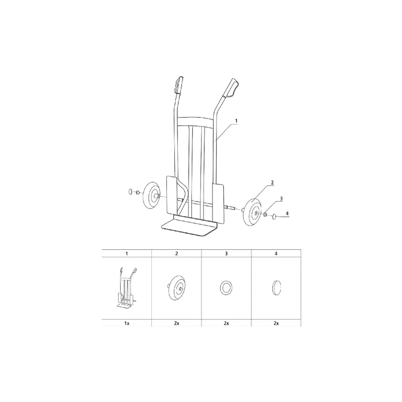 عربة البضائع Stanley (SXWT-HT526)