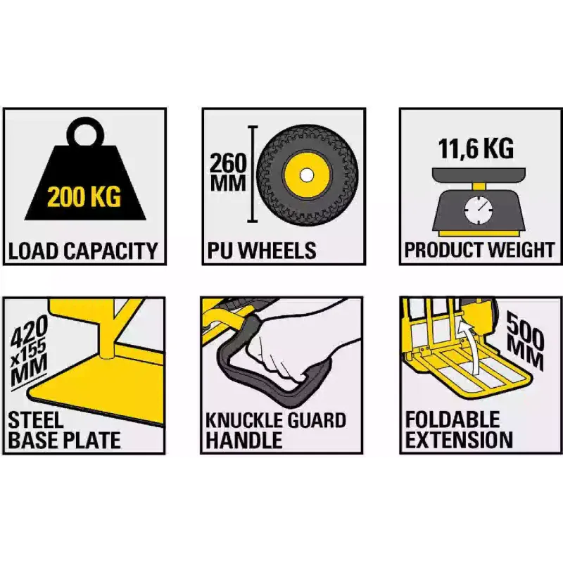 عربة البضائع Stanley (SXWT-HT535)
