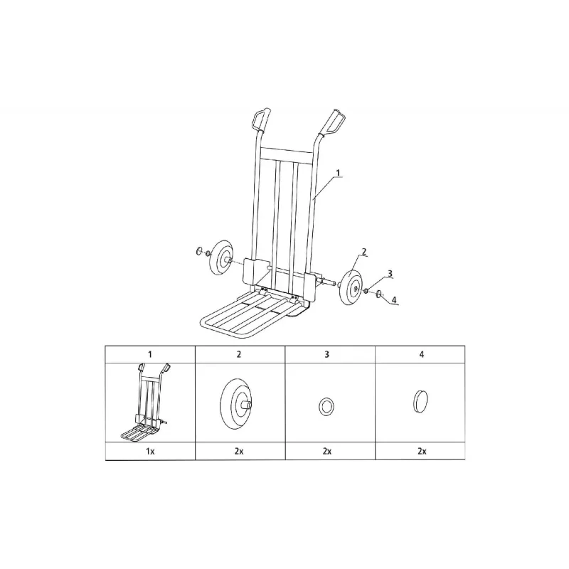 عربة البضائع Stanley (SXWT-HT535)