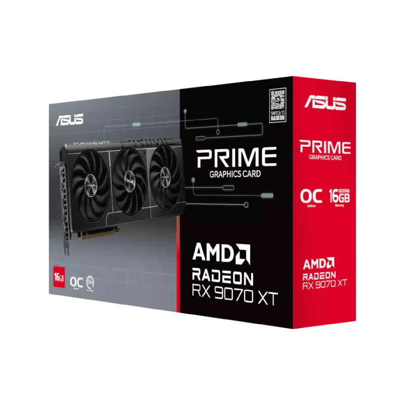 Відеокарта Asus Radeon RX 9070XT (PRIME RX9070XT 016G)