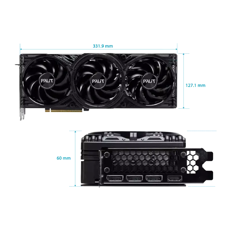 Відеокарта Palit-Xpertvision GeForce RTX 5080 (NE75080S19T2-GB2031A)