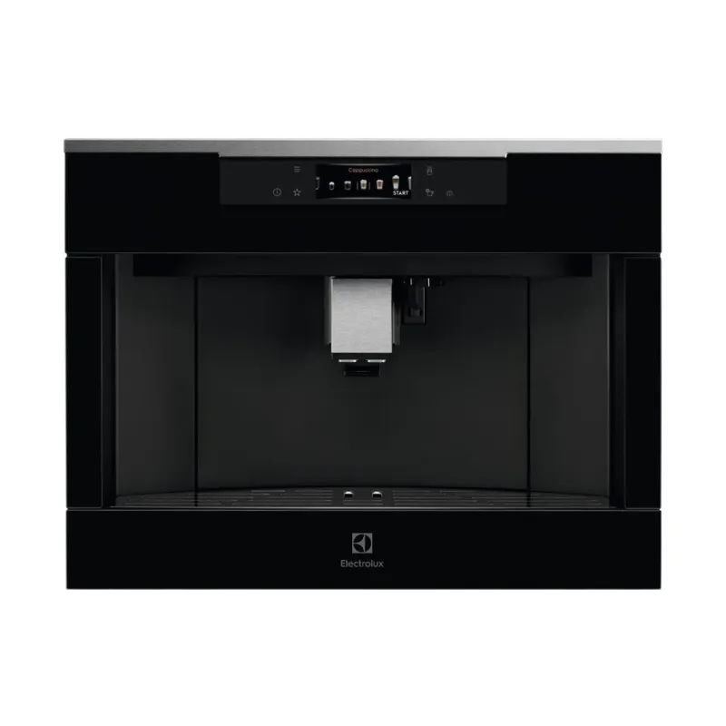 Вбудована кавомашина Electrolux (KBC85X), зерно/мелений, 2.5 л, Black
