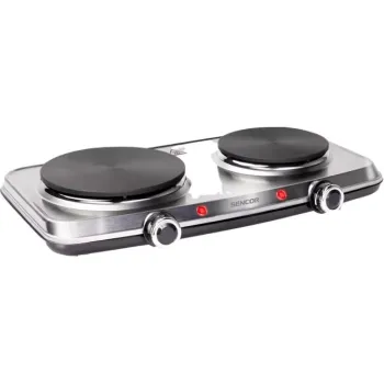 Electric stove Sencor (SCP2256SS), 1500/1000 W, Stainless steel