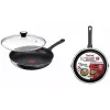 Сковорода з кришкою Tefal Day by Day (B5580623_SET), 28 см, алюміній/бакеліт, Black