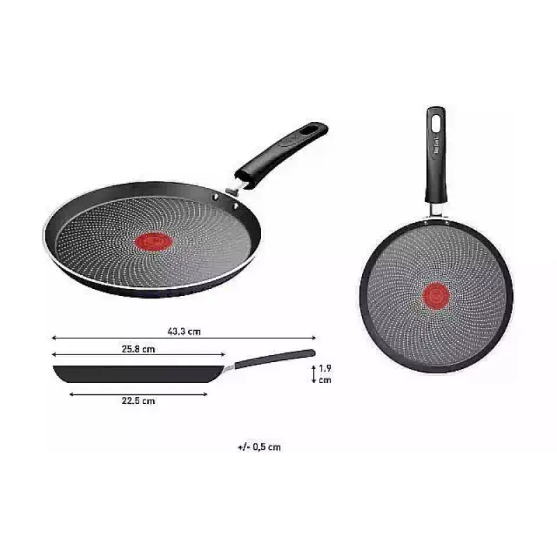 مقلاة الفطائر Tefal So' Light, Black (H0563842)
