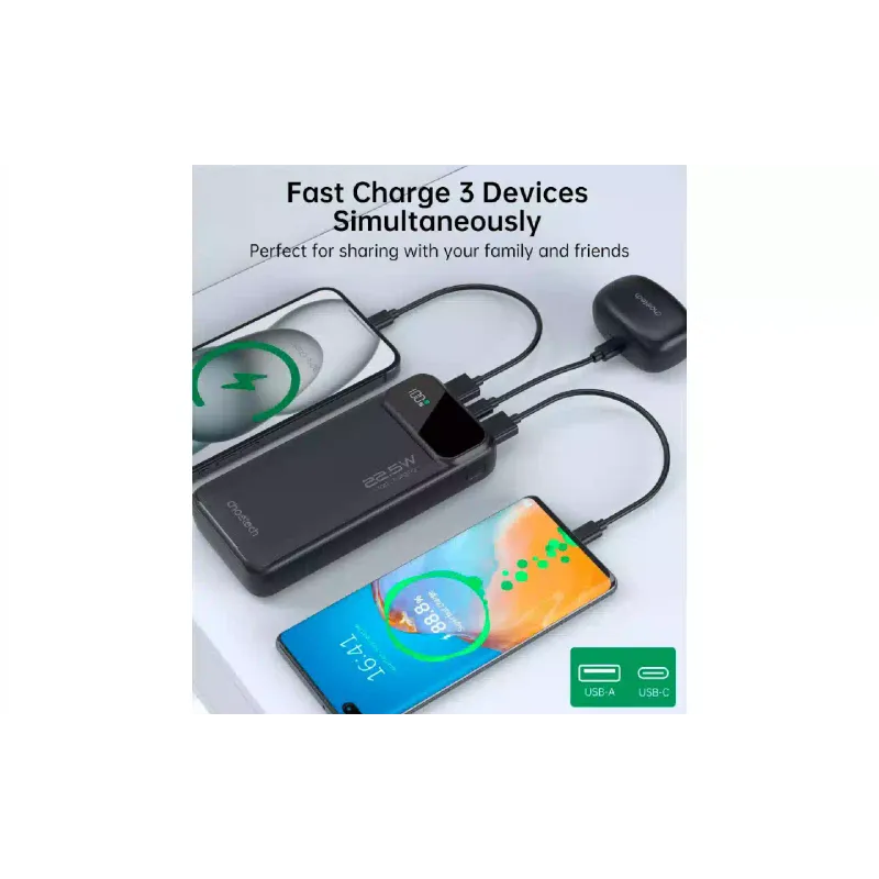 Повербанк Choetech 20000 mAh, 22.5 Вт (B729)